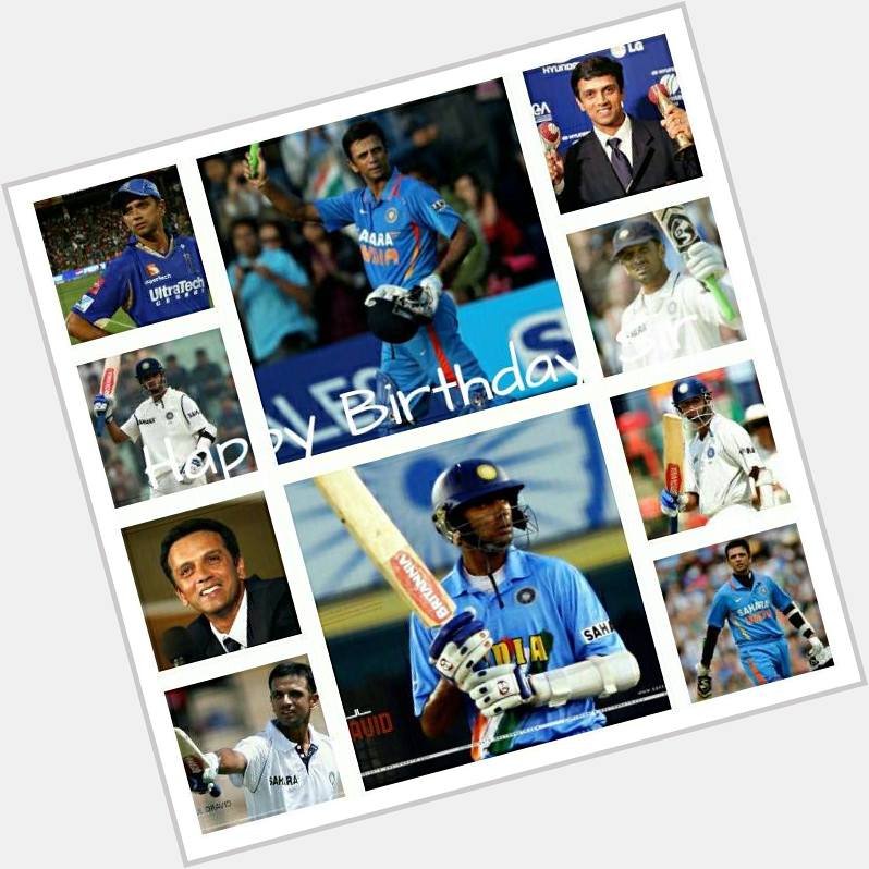 Happy Birthday to one of the Indian greatest batsman \"Rahul Dravid\"- Grammar of Cricket 