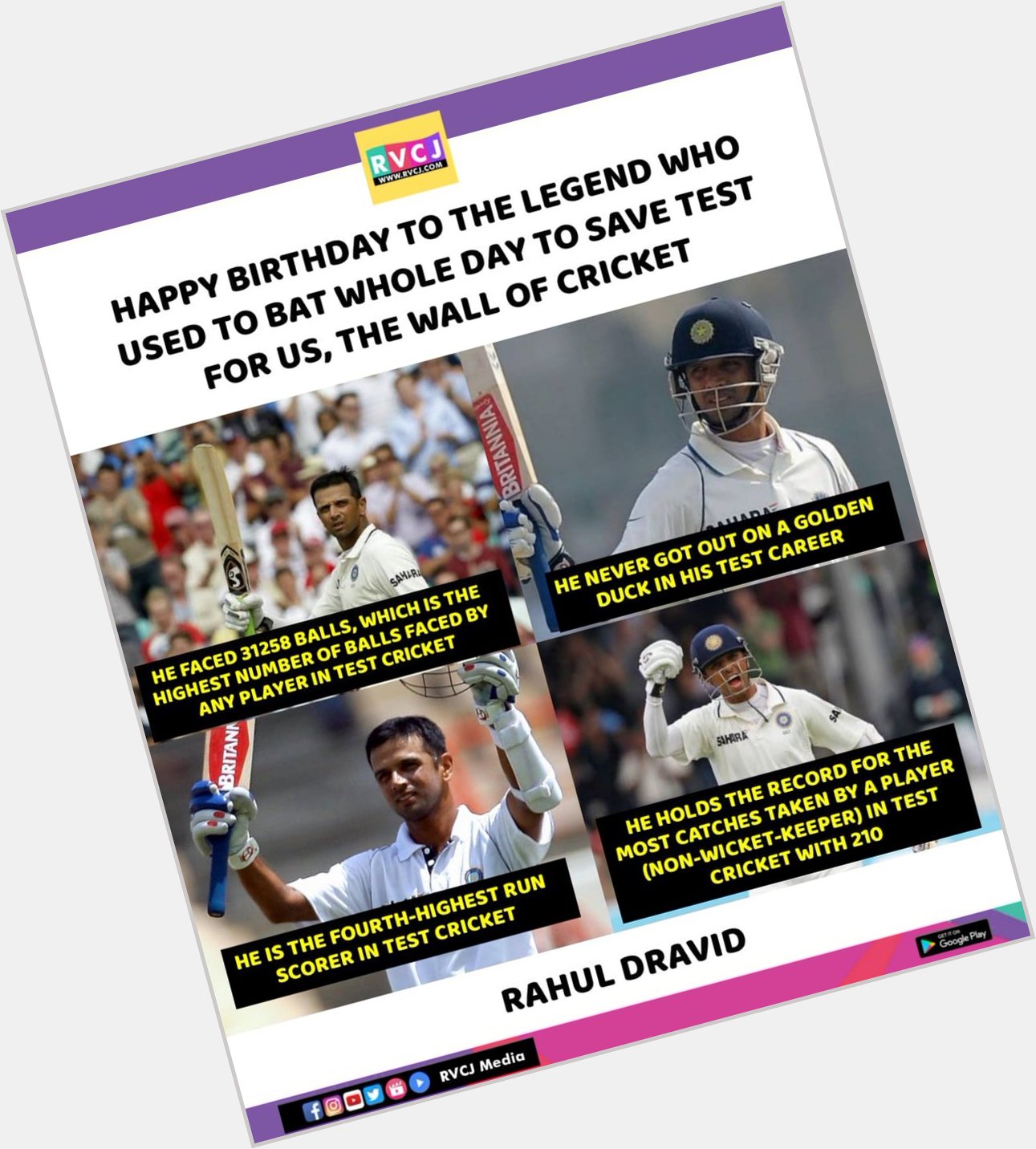 Happy Birthday Rahul Dravid! 
