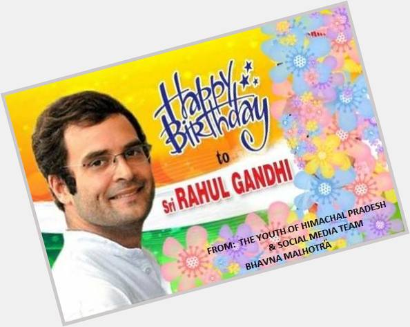 Wish You Very Happy Birthday  Rahul Gandhi ji
You Are our inspiration,May God Fulfil All your Dreams 