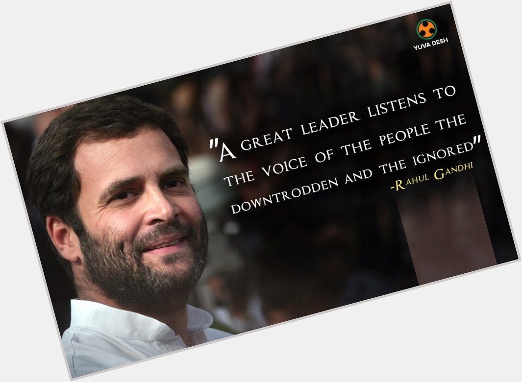 Wishing Congress VP Rahul Gandhi a very Happy Birthday!  