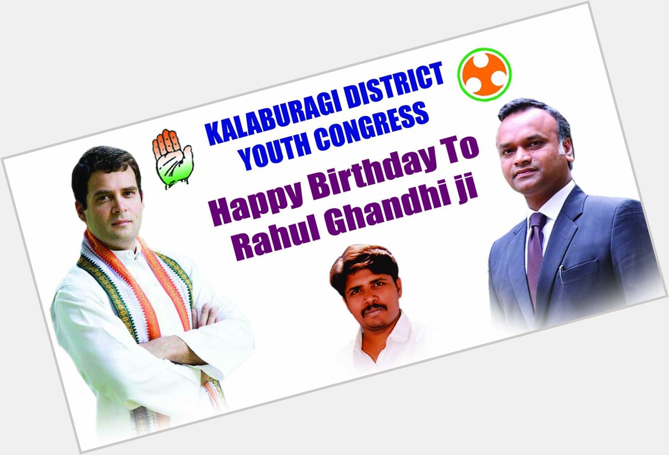 Happy birthday to our beloved leader RAHUL GANDHI ji   