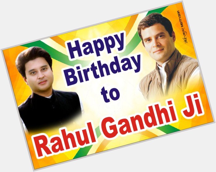 Happy birthday Rahul Gandhi ji    