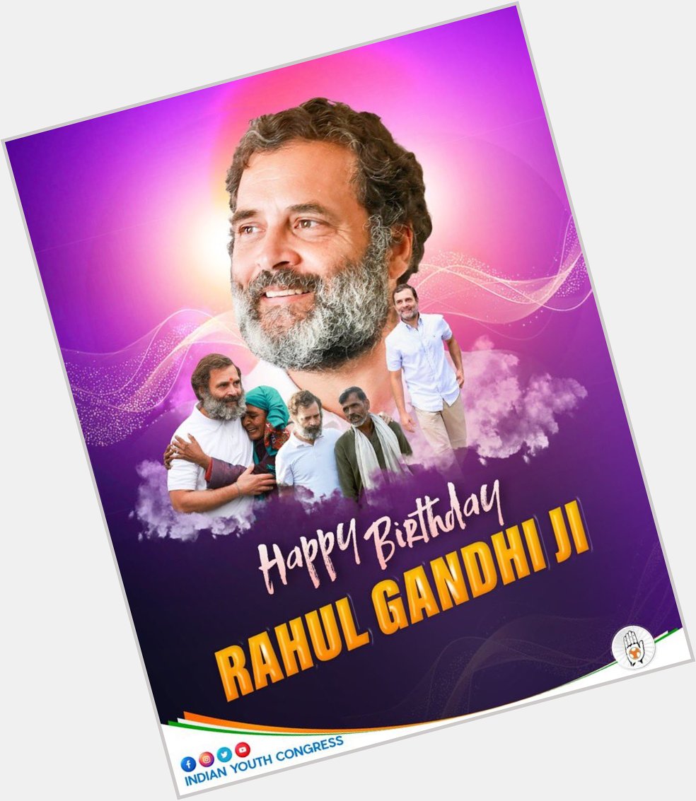 Happy birthday rahul gandhi. The great leader&Boss 