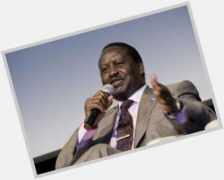 Happy birthday Hon Raila Odinga. The president in waiting. 