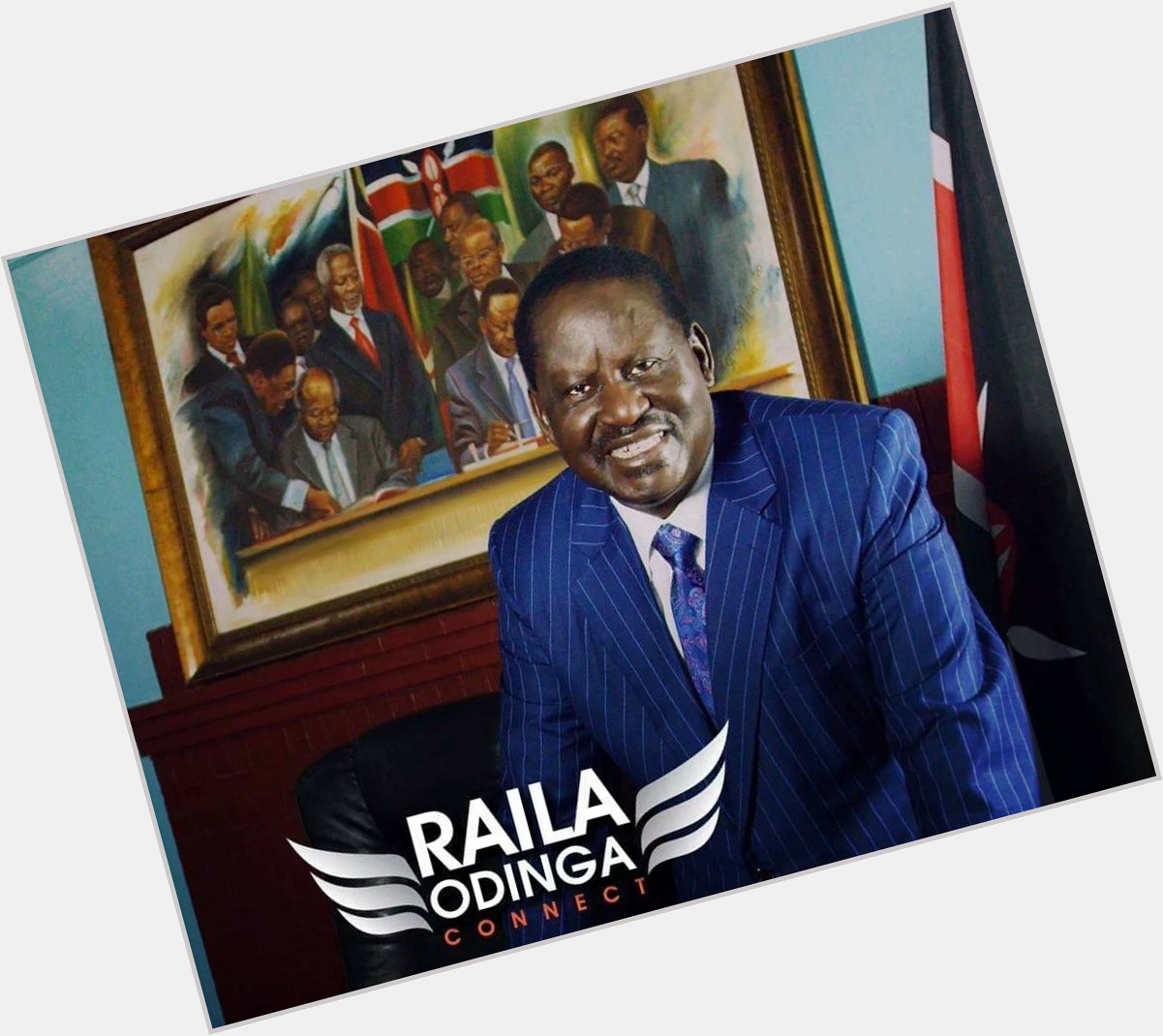 Raila Odinga is 74 but he looks 47. Happy birthday baba.  