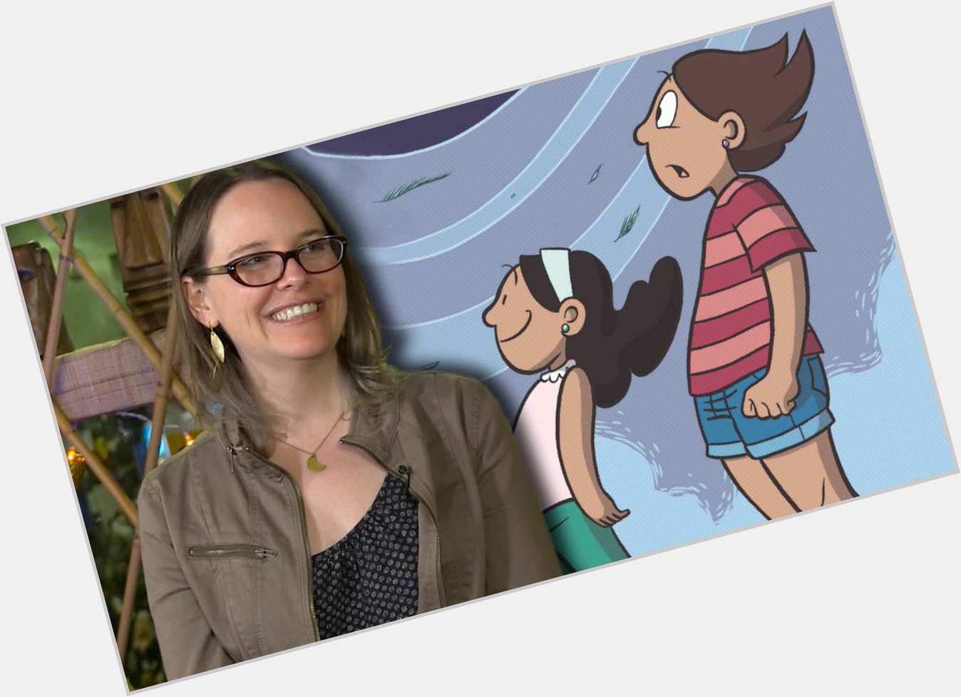 Happy Birthday Raina Telgemeier, and thanks for always giving us a Smile! 