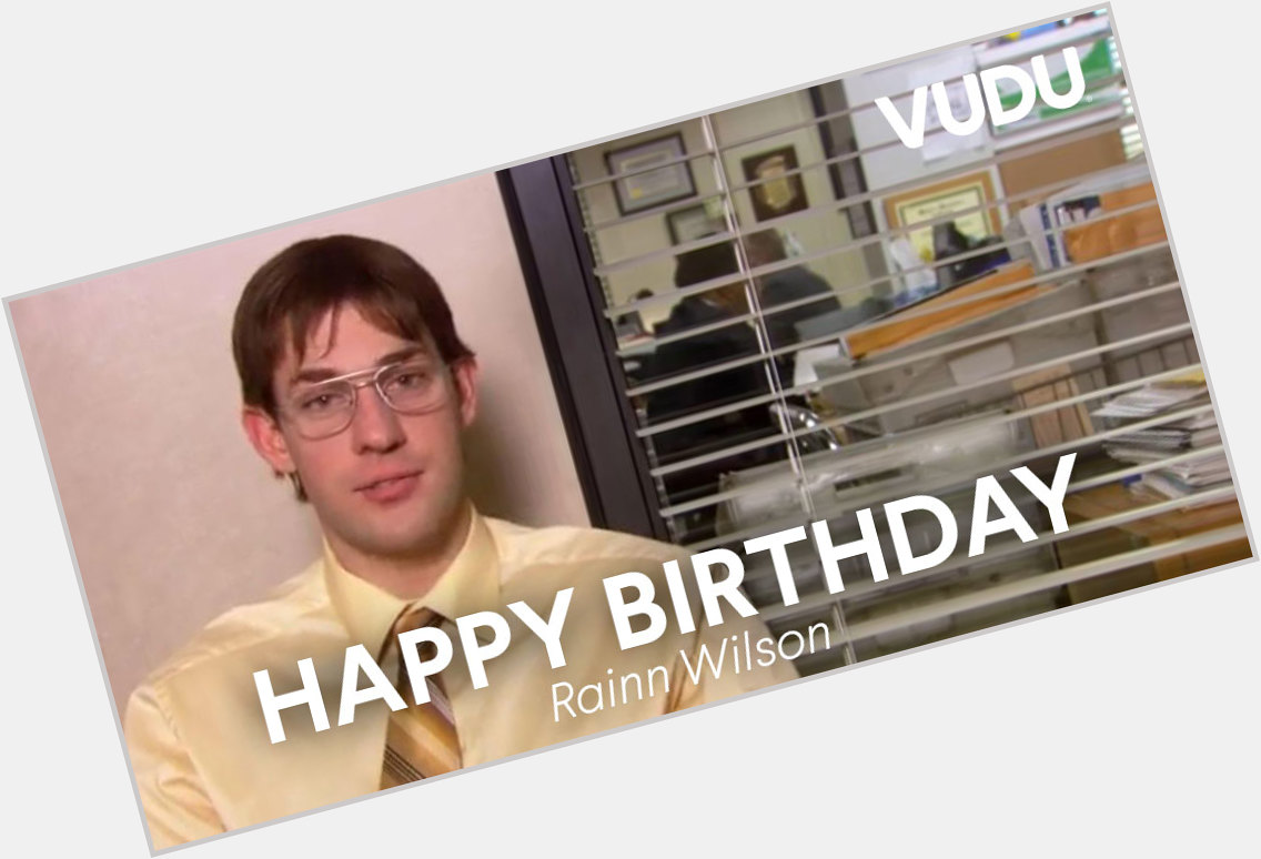 Happy birthday Rainn Wilson! Remember: imitation is the sincerest form of flattery. 