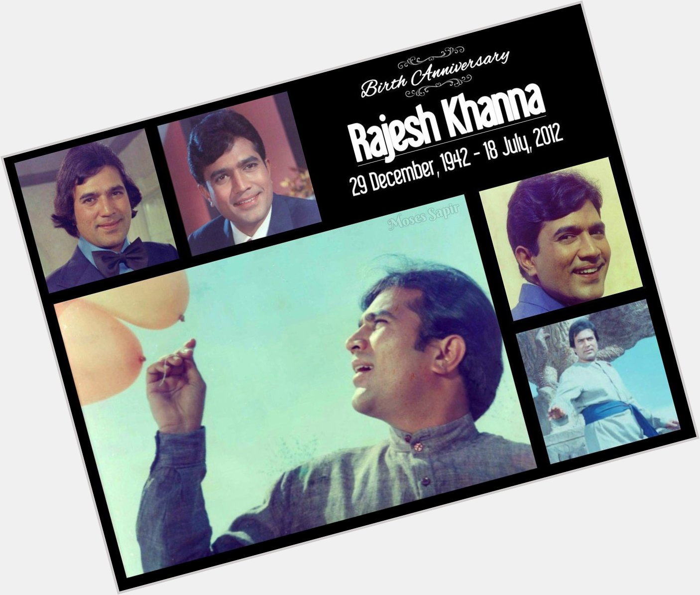 Happy  birthday  to  legend  of  film  industries  shree  \rajesh khanna\  