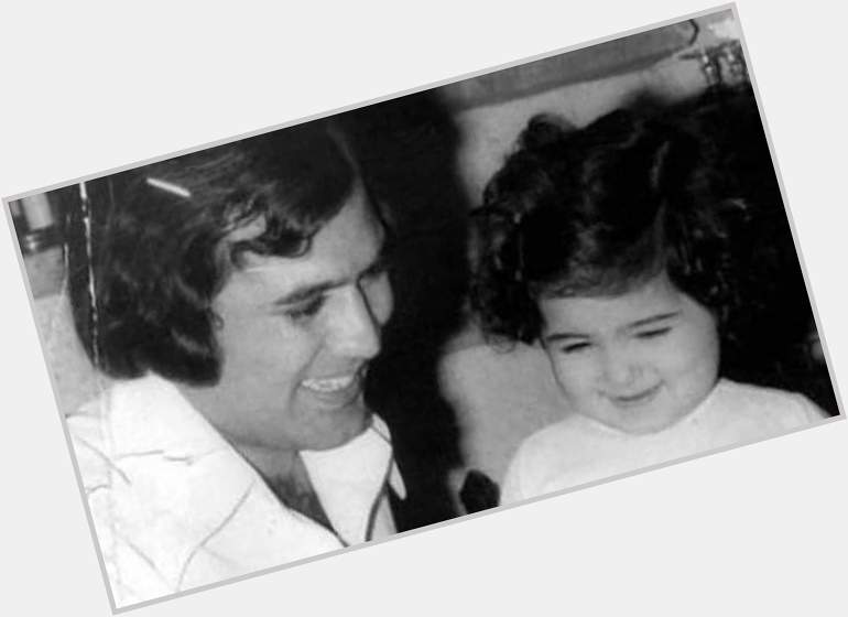 Happy Birthday Twinkle Khanna  She With father Rajesh Khanna 