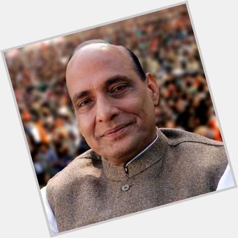 Happy birthday to our Honorable home minister Shri Rajnath Singh. 
