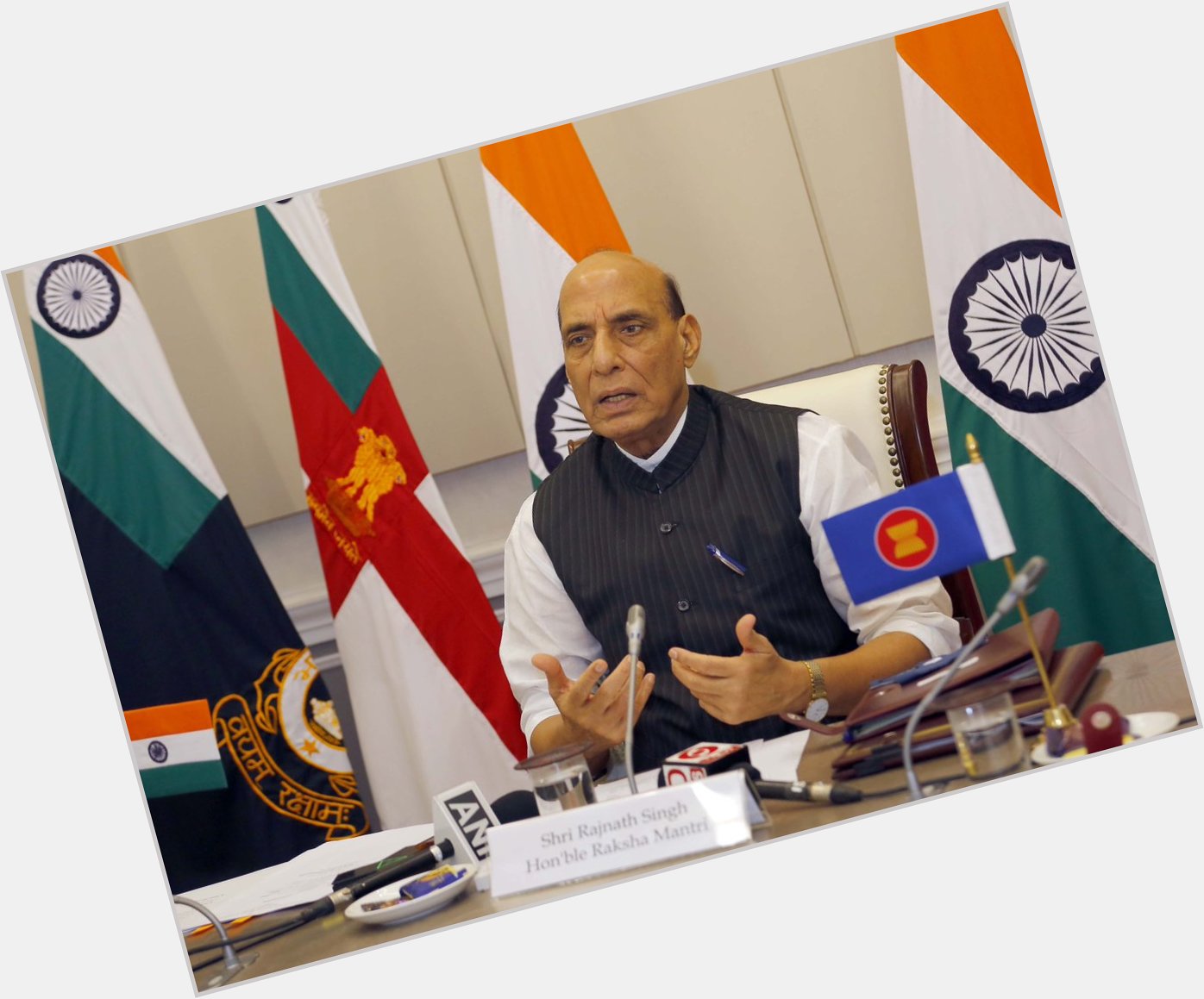 Happy birthday to our honorable defence minister of india shri rajnath singh ji 