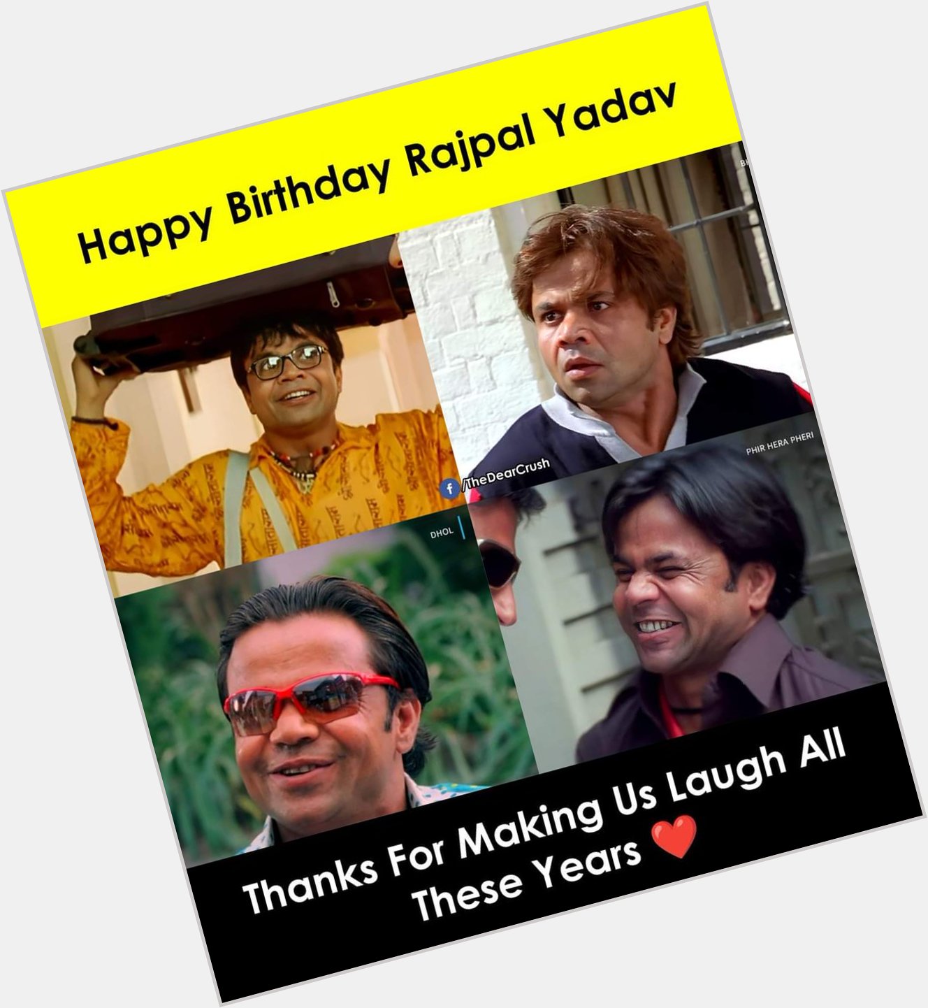 Happy Birthday Rajpal Yadav 