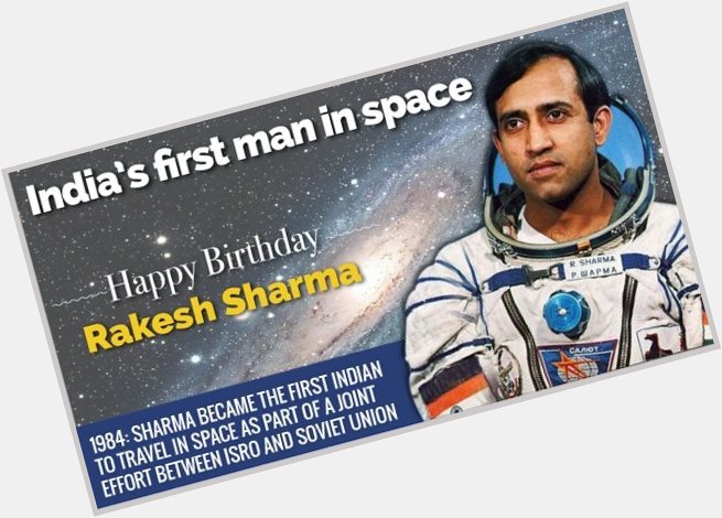 Happy birthday Rakesh sharma 