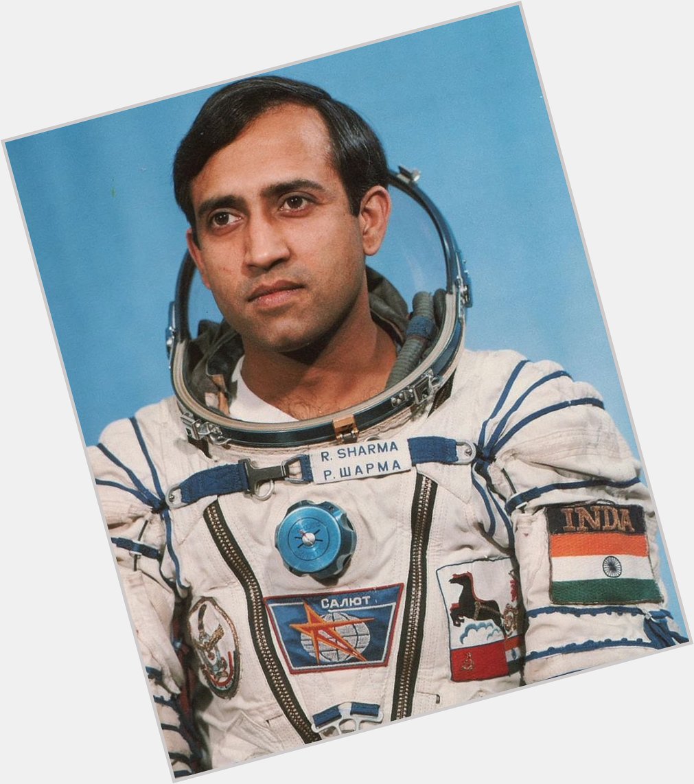 Wishing you a very happy birthday Mr. Rakesh Sharma sir. The first Indian in space. 
