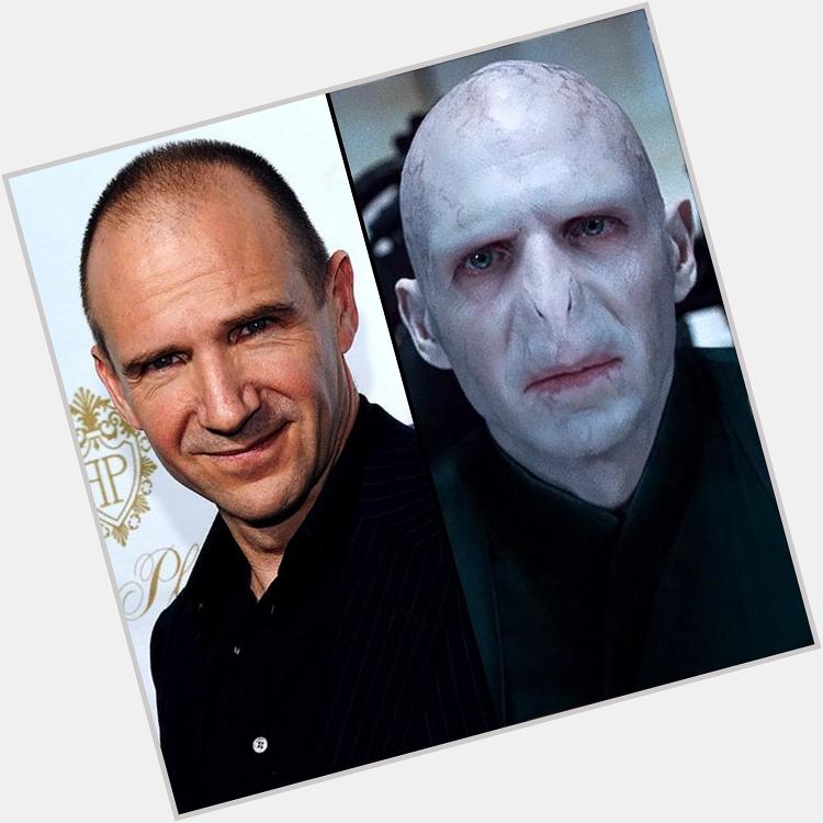 Happy 52nd Birthday, Ralph Fiennes! He played Lord Voldemort in the Harry Potter films. 