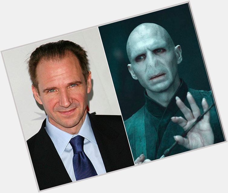 Happy 52nd Birthday Ralph Fiennes! He plays Lord Voldemort in the Harry Potter movies. 