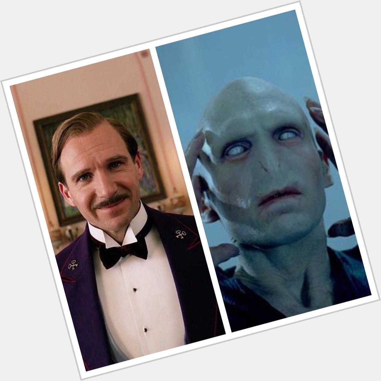 My mind is blown that this is the same actor.      Happy Birthday Ralph Fiennes!  
