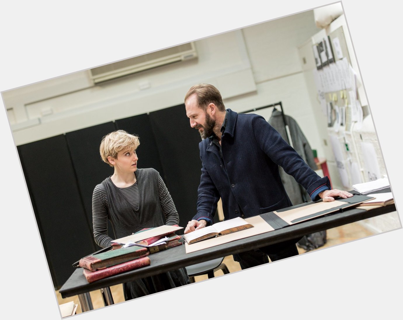 Happy Birthday to Ralph Fiennes! To celebrate: some shots of The Master Builder rehearsals  