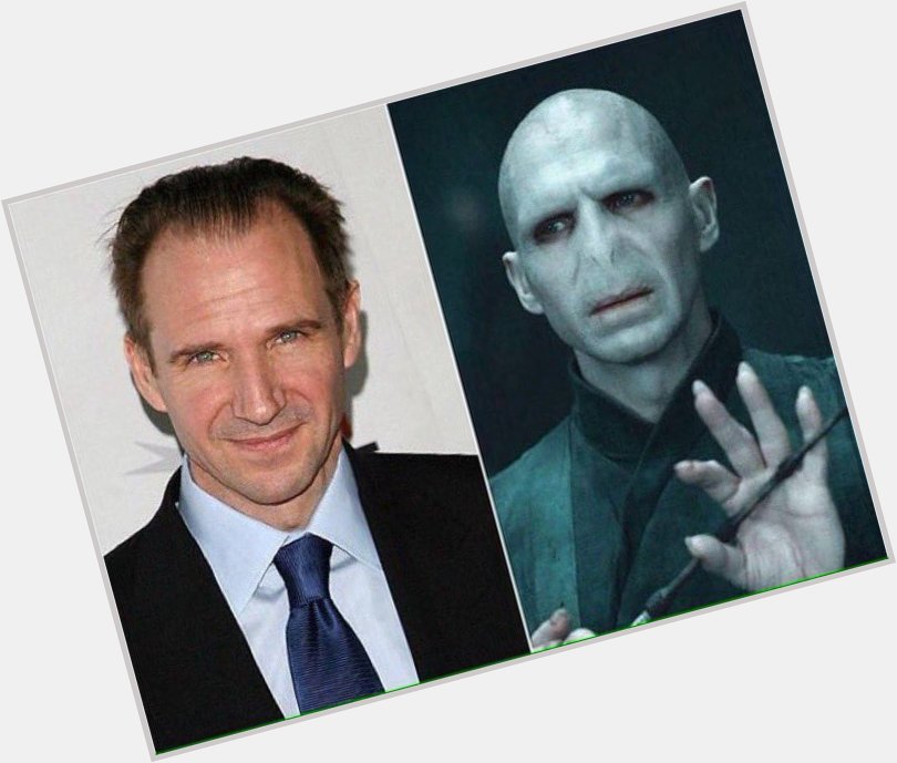 December 22: Happy Birthday, Ralph Fiennes! He played Lord Voldemort in the films. 