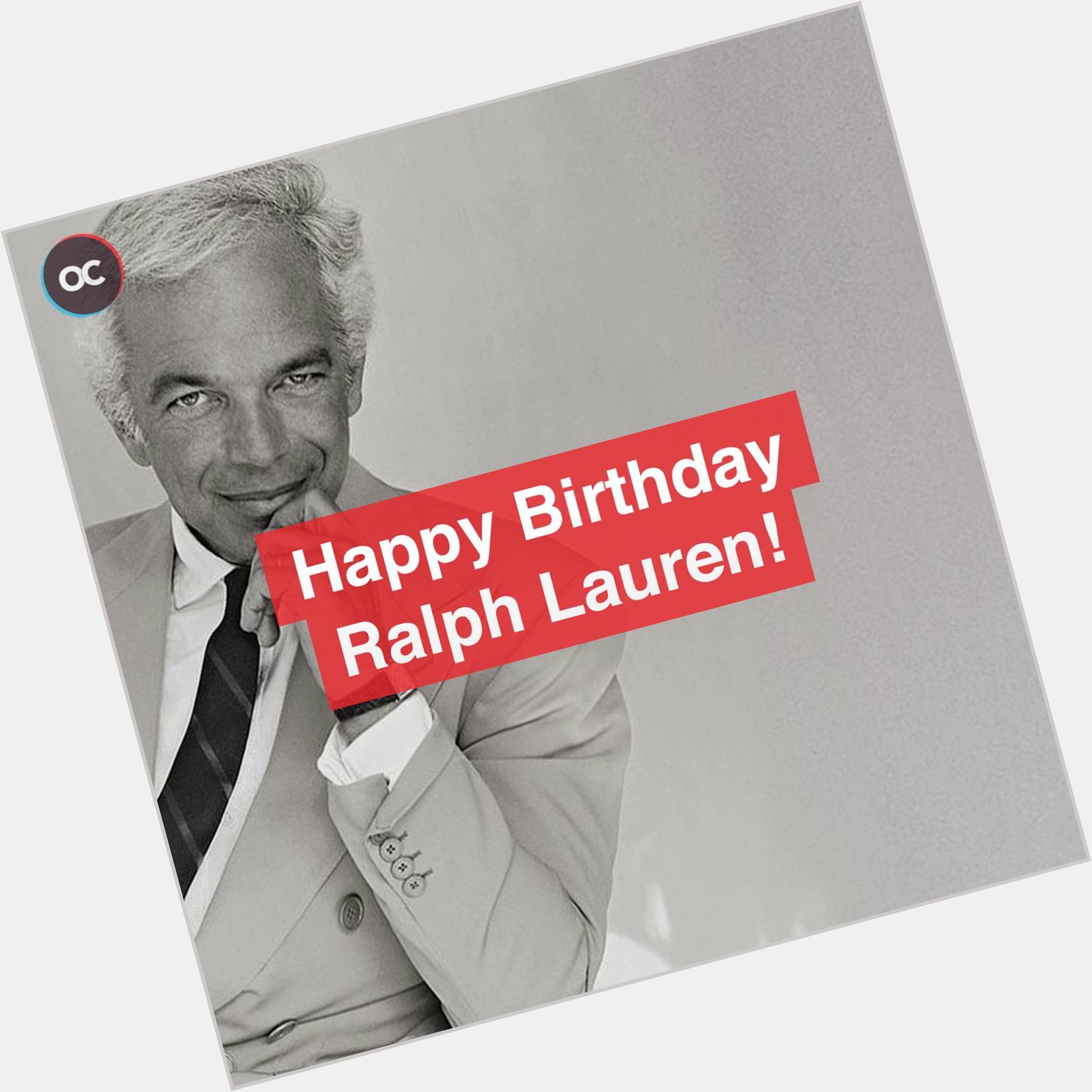 Happy Birthday Ralph Lauren! 