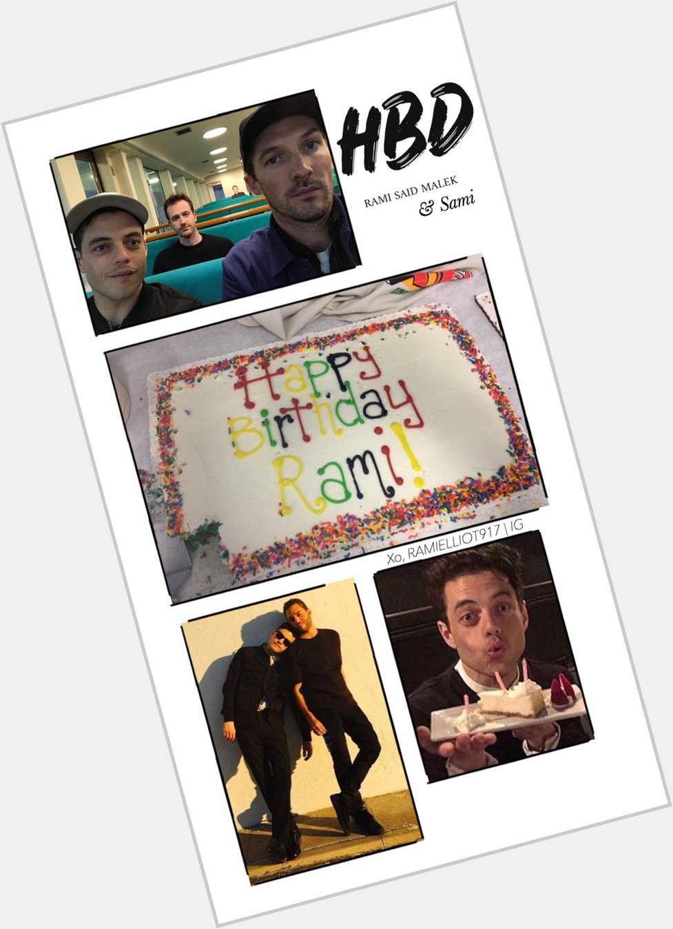 Happy Birthday Rami Malek & Sami Malek!!!    