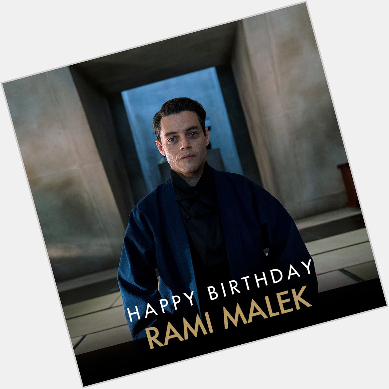Happy Birthday to one of the most talented actors Rami Malek. 

Can\t wait to see you in 