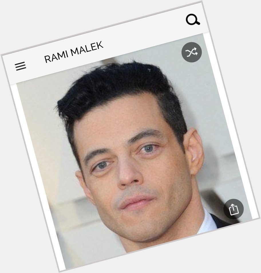 Happy birthday to this great actor. Happy birthday to Rami Malek 
