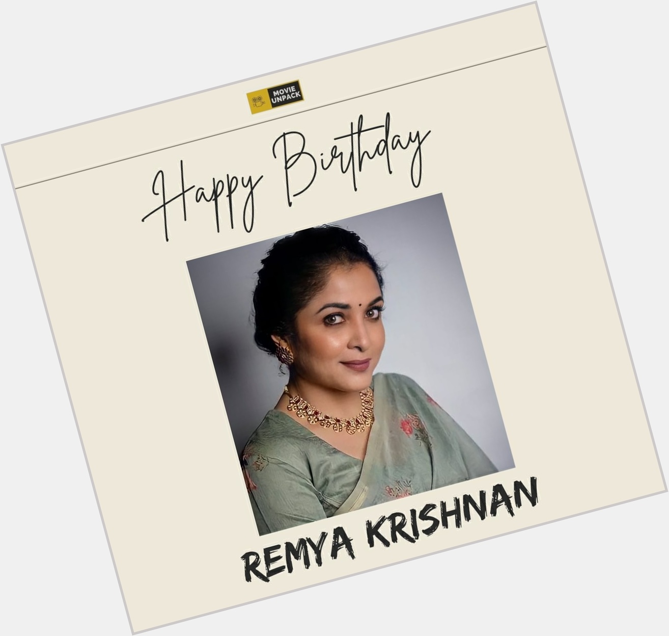 Happy Birthday Ramya Krishnan      