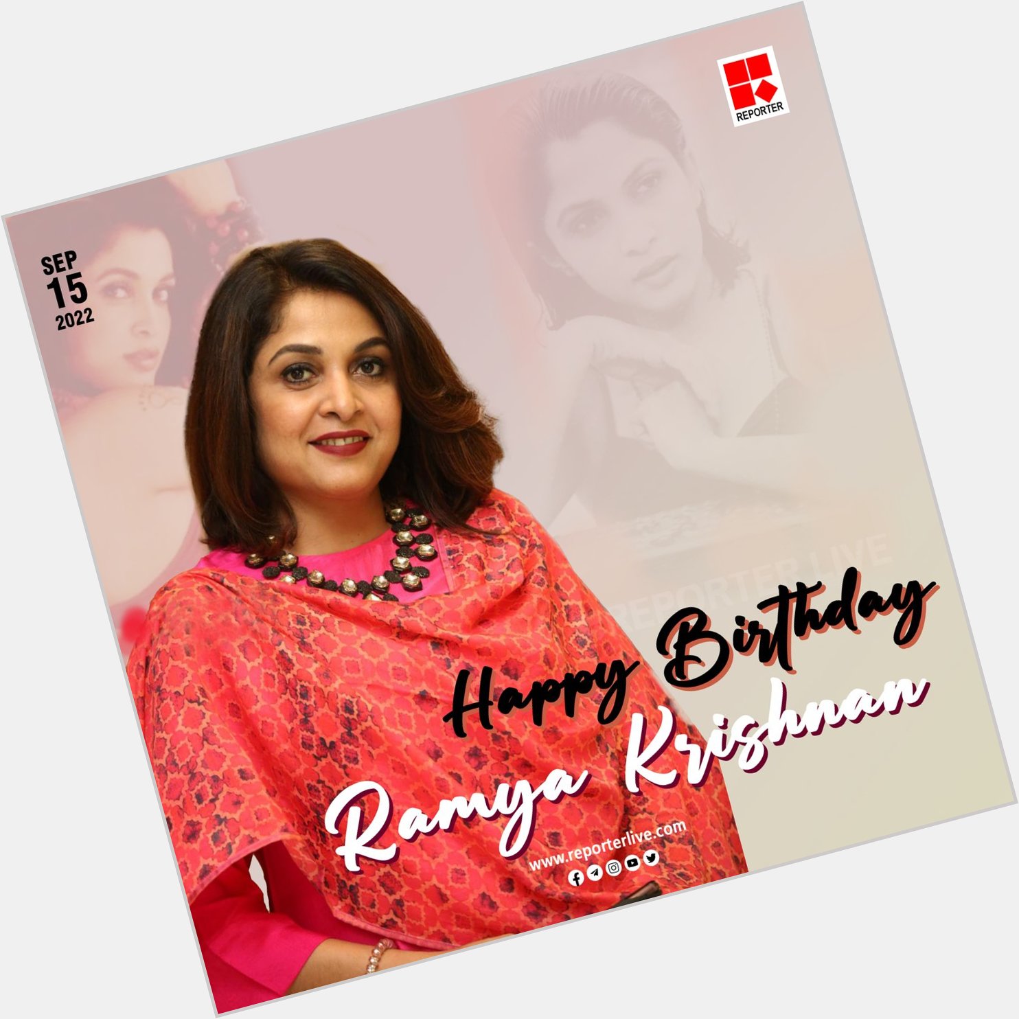 Happy Birthday Ramya Krishnan   