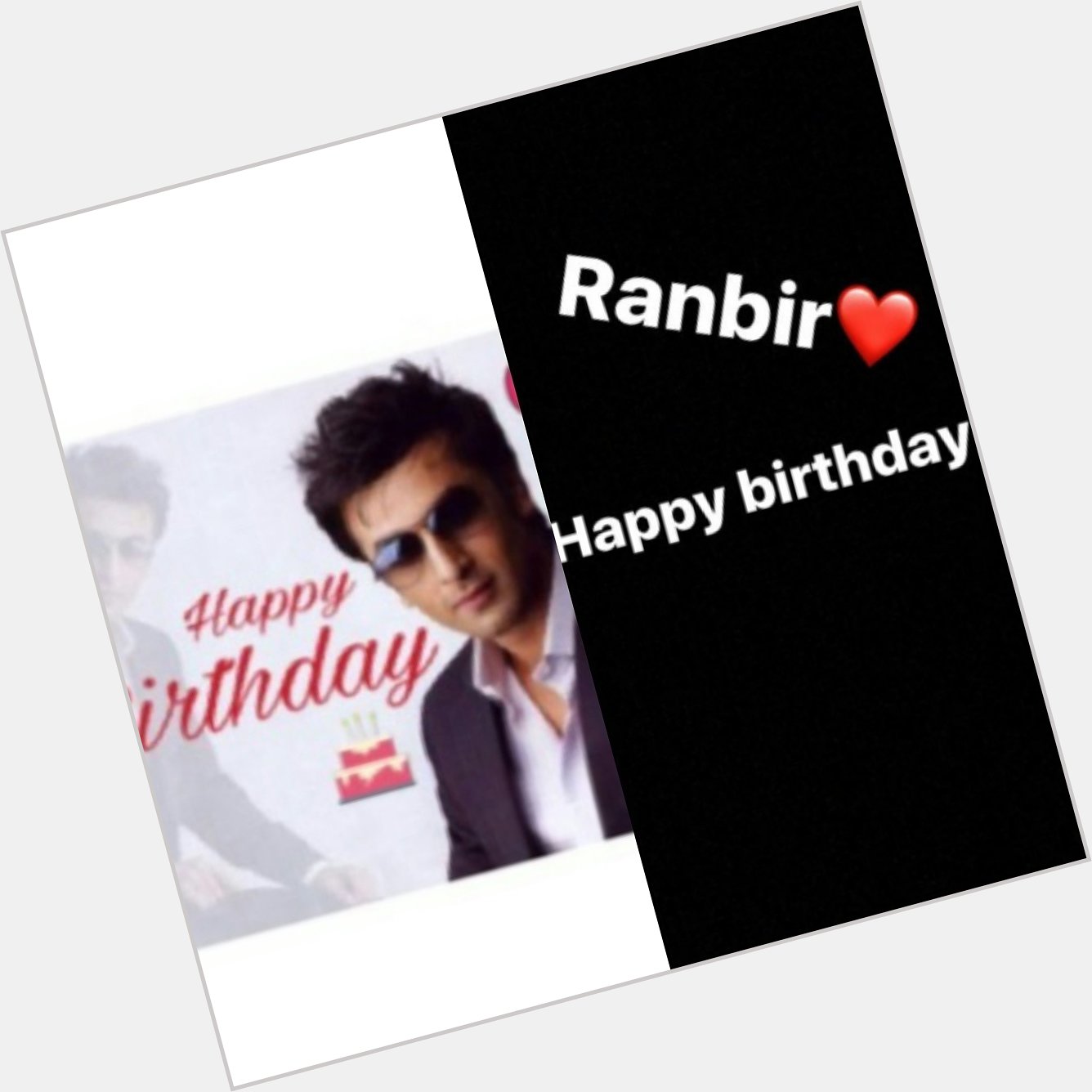 Wish you a very very happy birthday Ranbir kapoor..may god bless you    