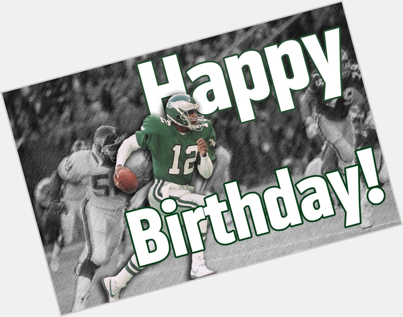 Happy birthday, Randall Cunningham!

FACT: He holds the all-time record for the TWO longest PUNTS. 