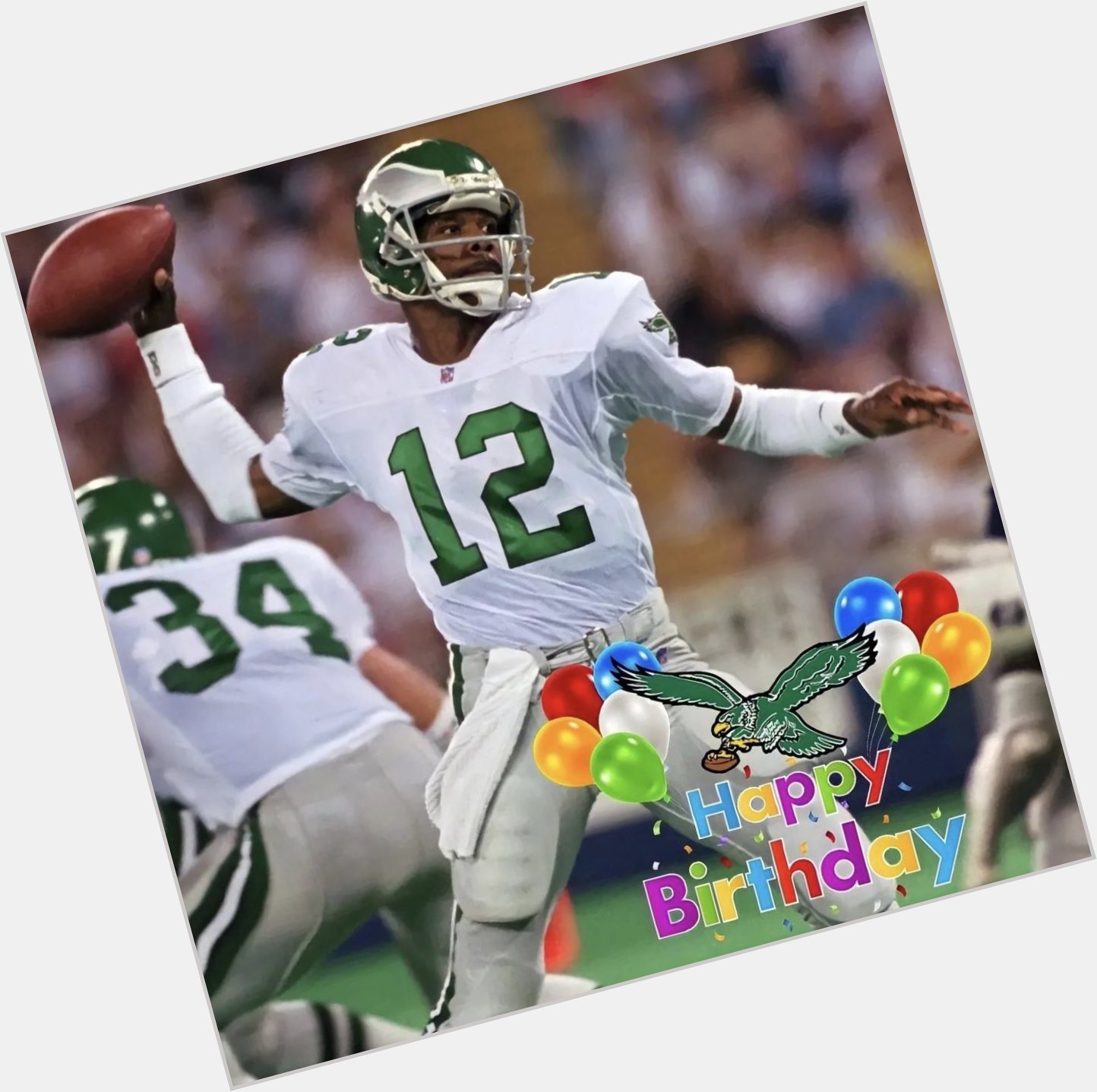 Happy Birthday to my Favorite Player of All-Time! 
Randall Cunningham 