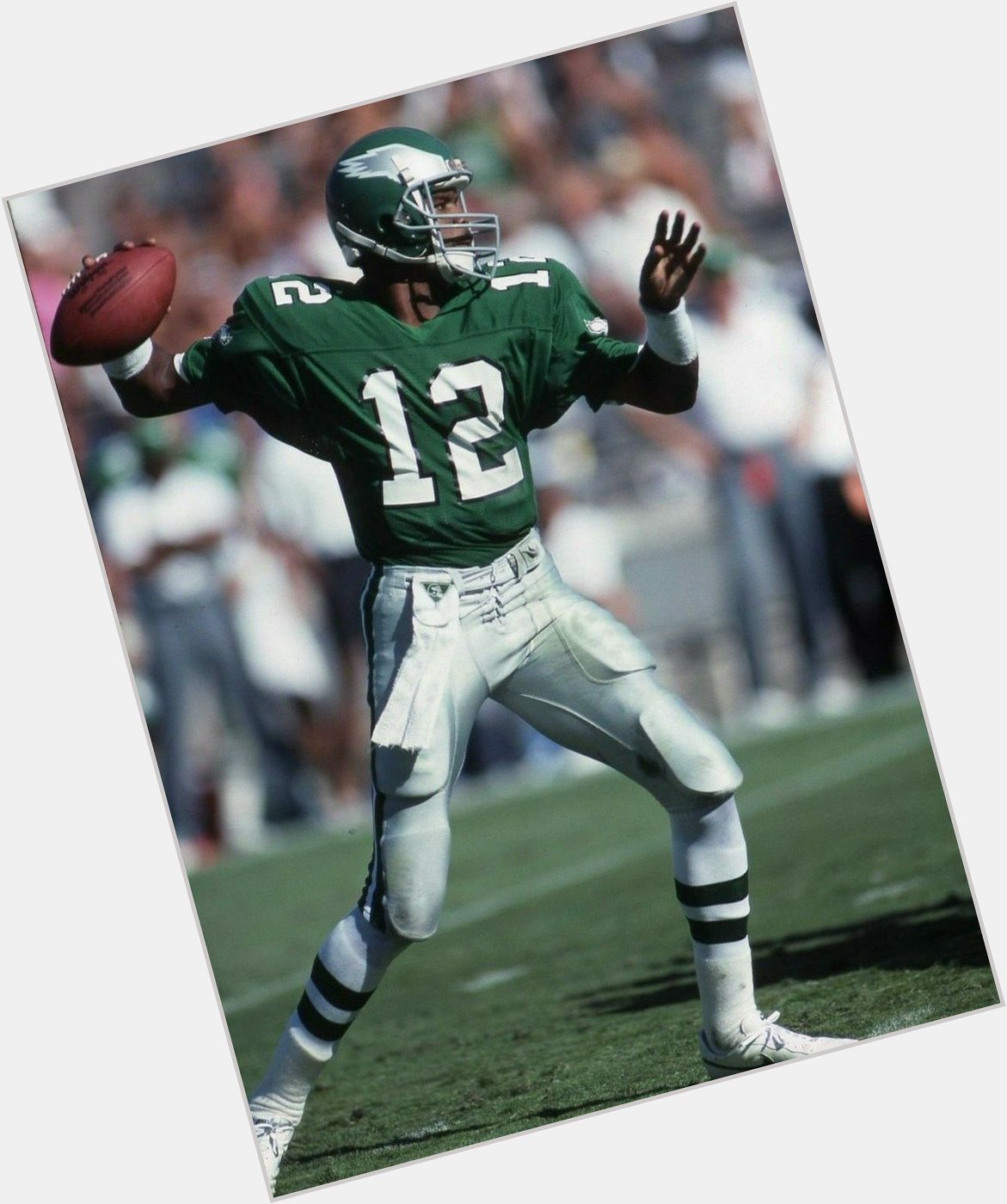 Just found out I share a birthday with this eagles legend happy birthday randall Cunningham 