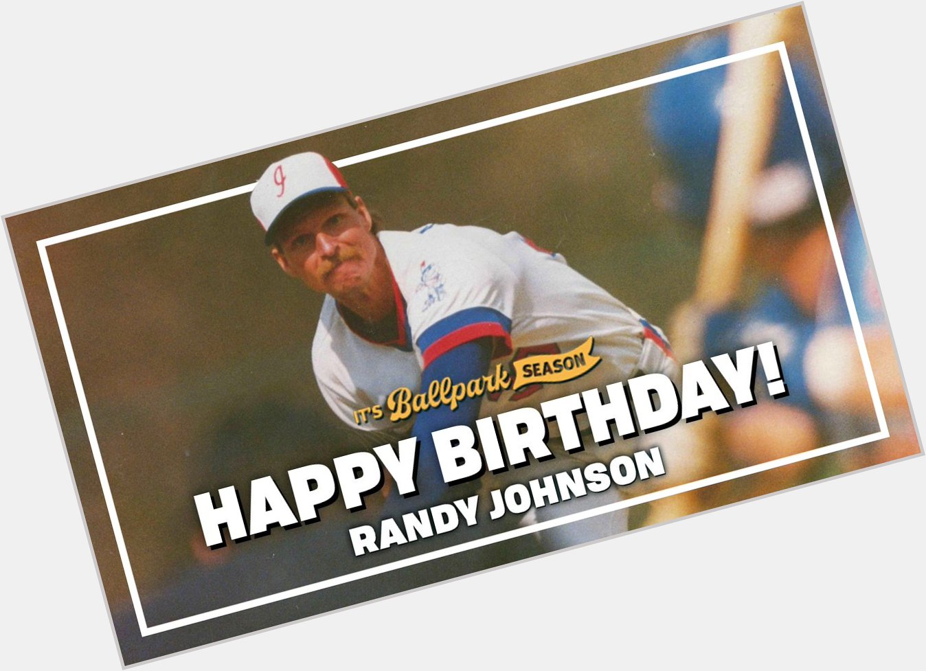 A big day for The Big Unit. Happy birthday, Randy Johnson!  