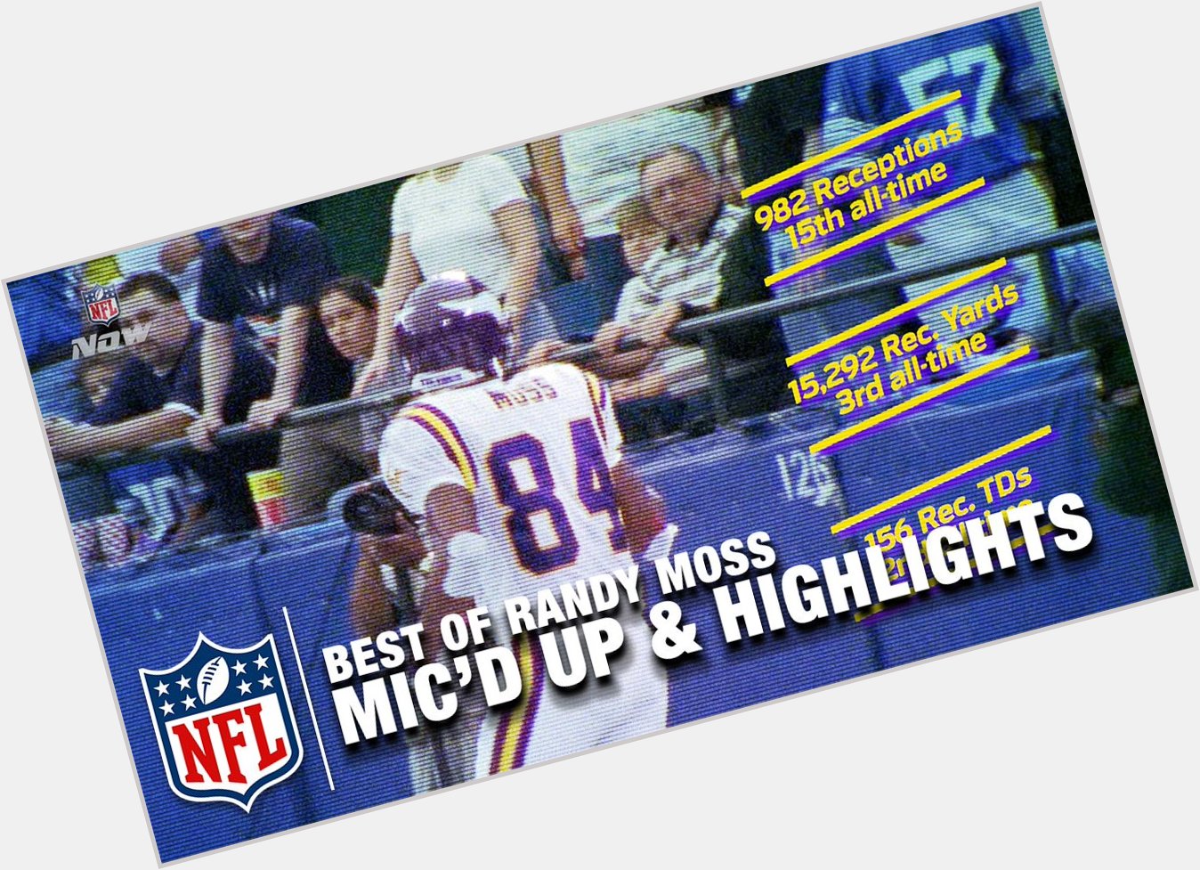 Best of Randy Moss Mic\d Up & Career Highlights | Happy 40th Birthday Randy Moss! | NFL  