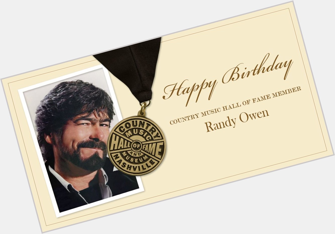 Happy Birthday to RCA & Alabama s Randy Owen!  