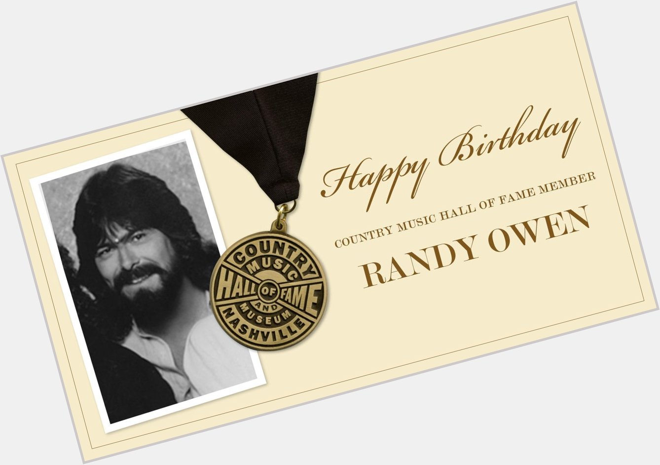 Help us wish Country Music Hall of Fame member and front-man Randy Owen a very Happy Birthday! 