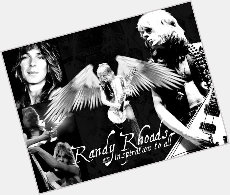 Happy Birthday Randy Rhoads ! Thank You for your Brief Yet Inspirational Impact to Music!  