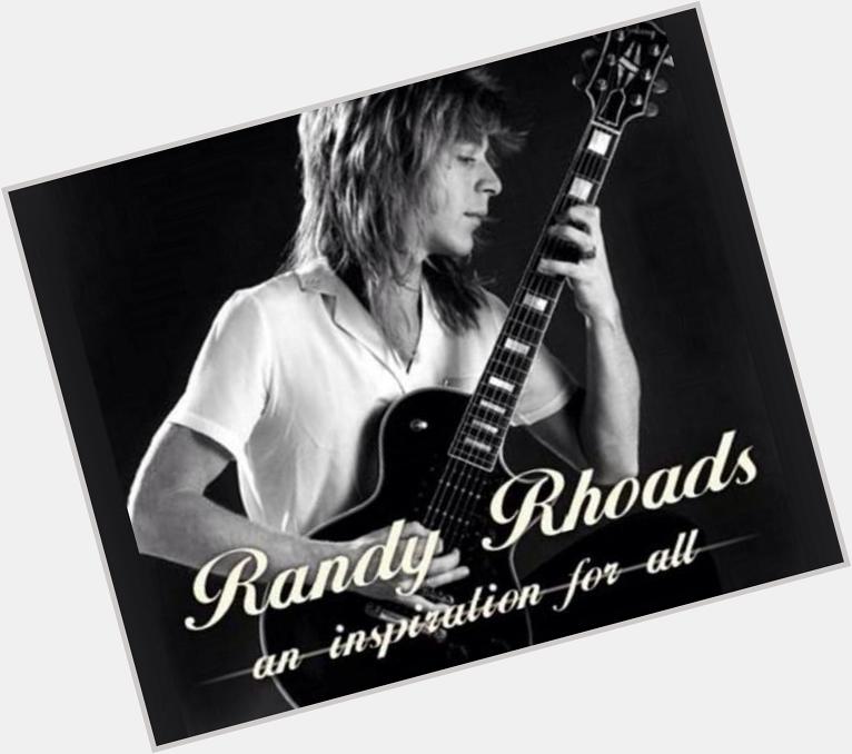 Happy Birthday to Motherfucking Randy Rhoads !!! R.I.P Randy \m/ 