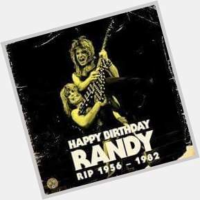 Happy 62th Birthday to RIP RANDY RHOADS 1956-1982... guitar for QUIET RIOT and OZZY OSBOURNE  Rest in Peace.  
