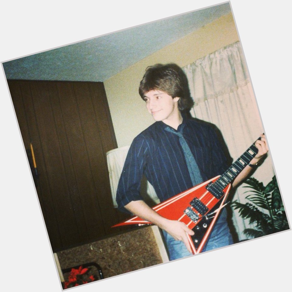 Here s my first good electric I got when I was 16. 

Happy bday to my favorite guitarist Randy Rhoads. 