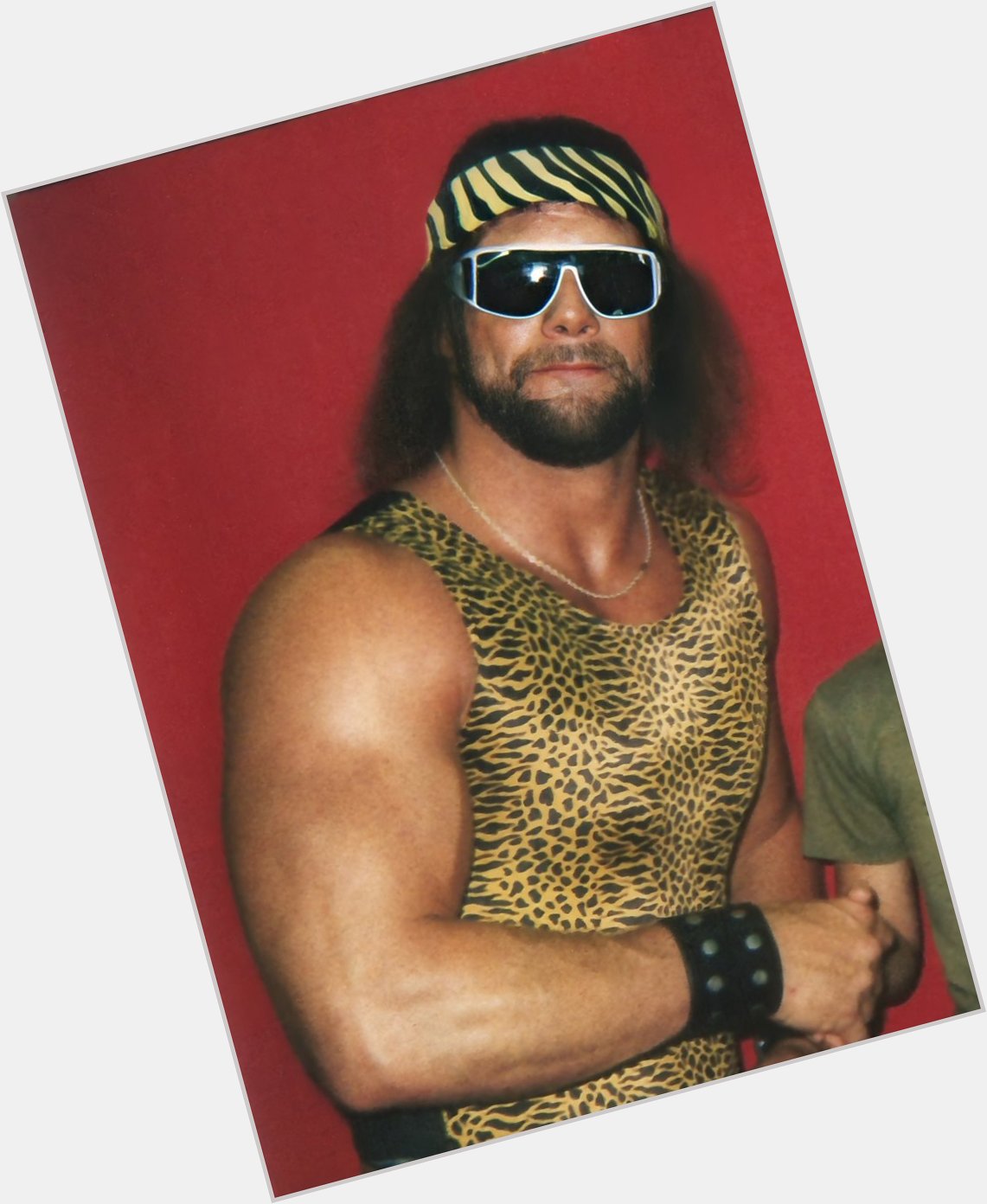 Upscaled using the Retro setting 
Sourced from Wikipedia

A happy posthumous birthday to the Randy Savage! 