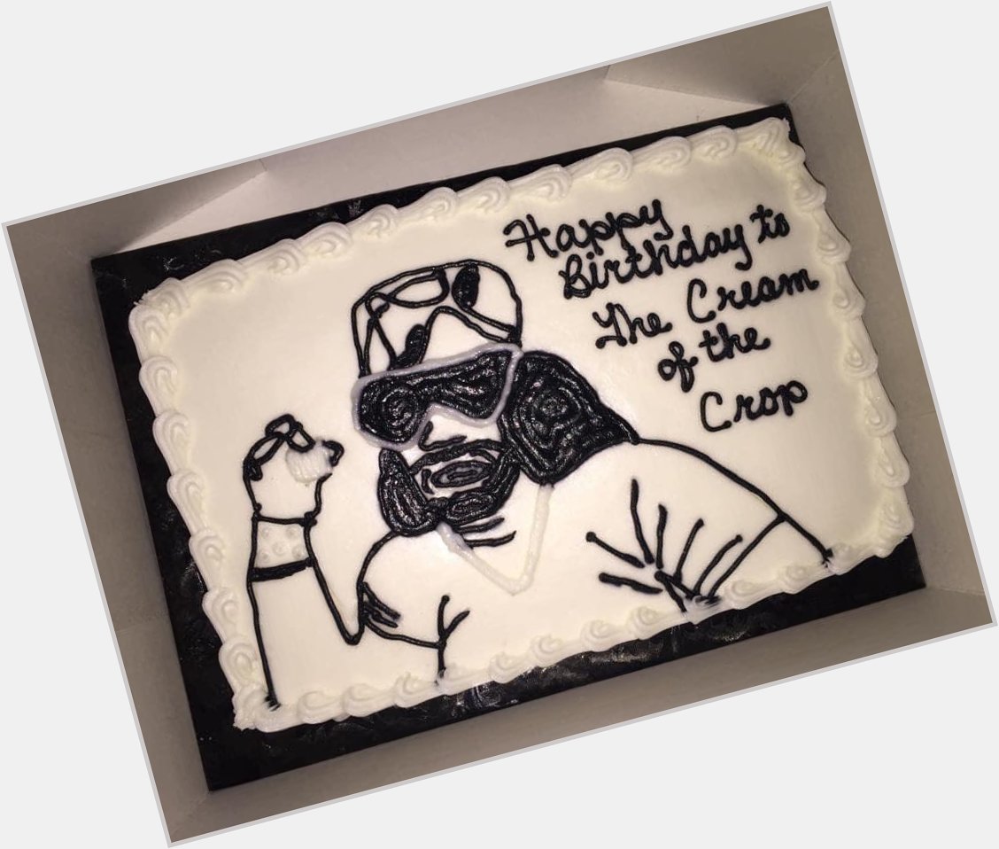  Happy birthday to my fellow 12/7 birthday man! I share with you my Macho Man Randy Savage cake. 