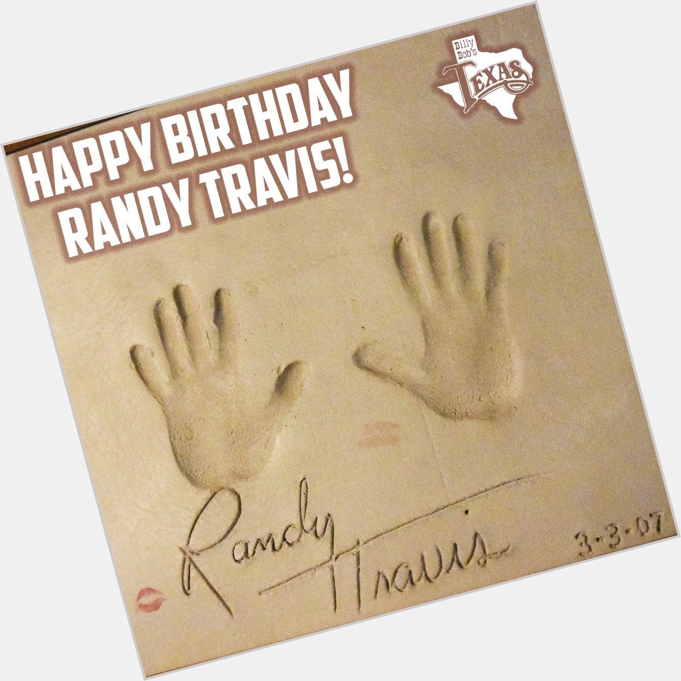 Happy Birthday to our great friend, Randy Travis! 
Have you ever seen Randy at Billy Bob\s Texas?! 
