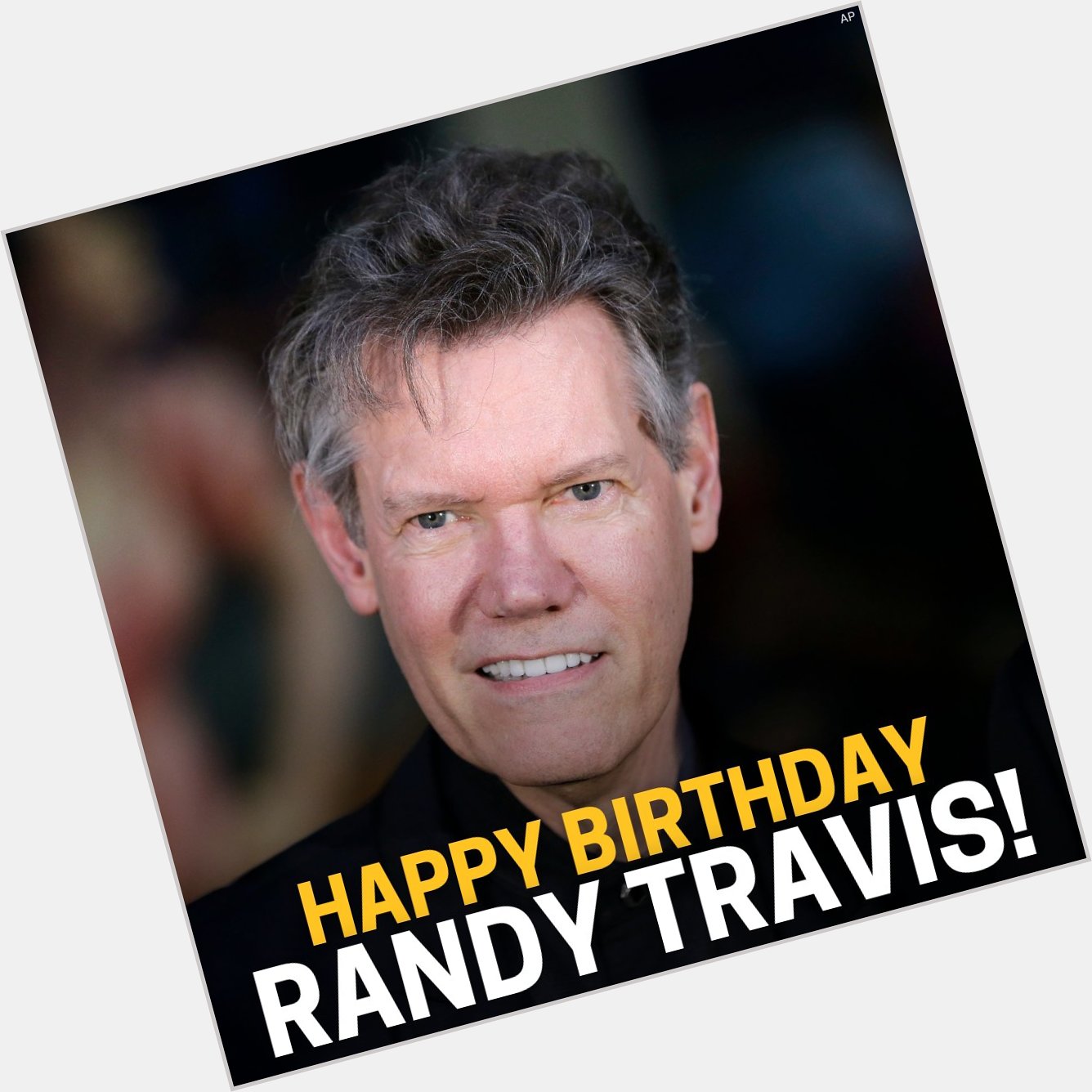 Happy Birthday to country music singer Randy Travis    ! 