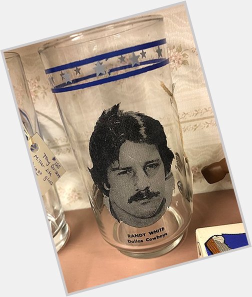 Happy birthday to legend Randy White...seen here on one of his many collectible glasses 