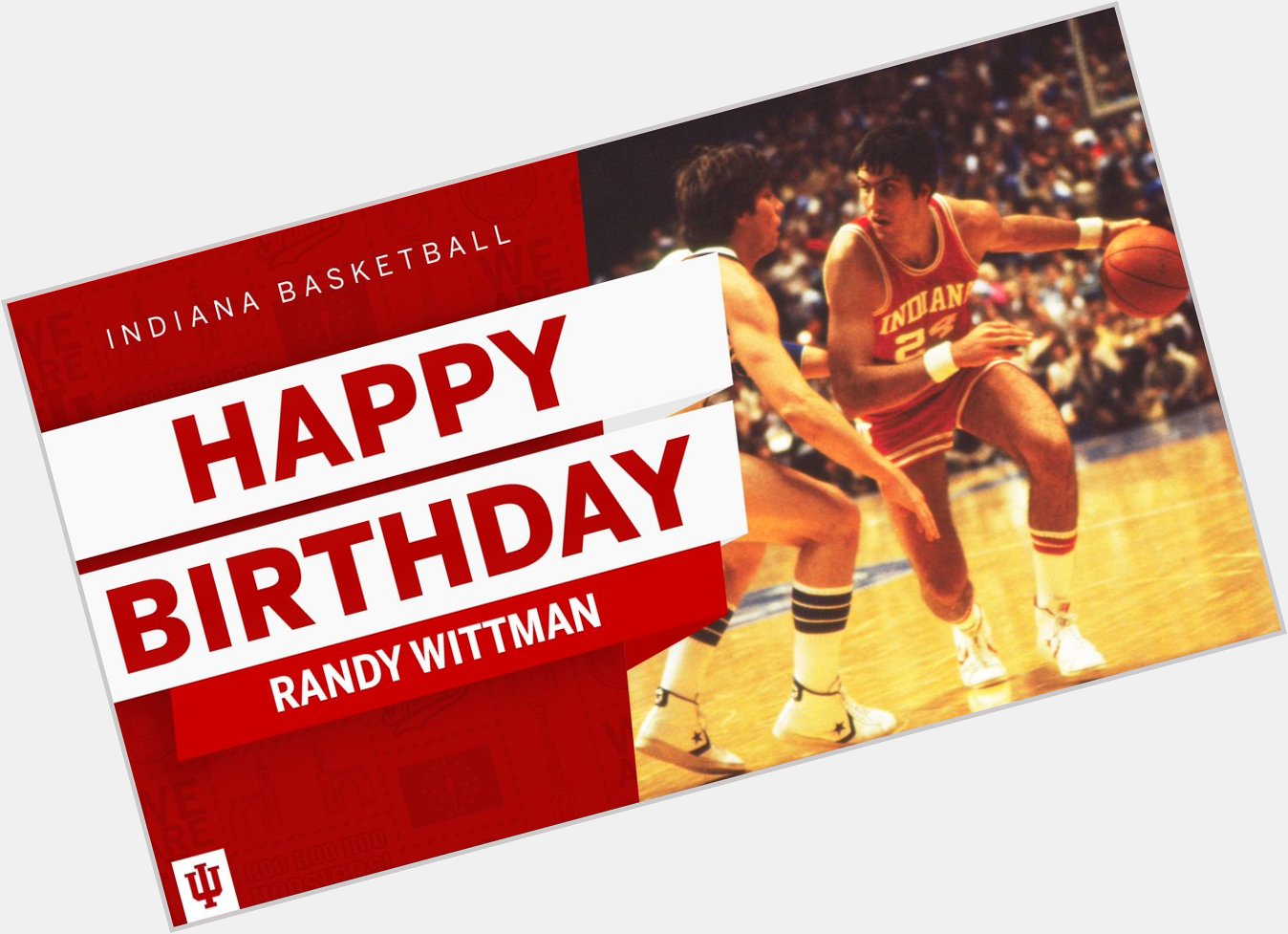 Although it\s Gameday for us, we need to wish Randy Wittman a Happy Birthday today as well! 