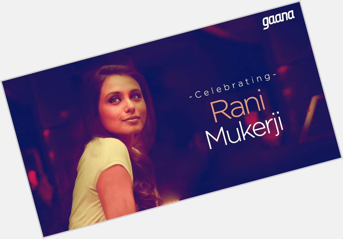 Here\s wishing the bubbly Rani Mukerji a Happy Birthday! 
 