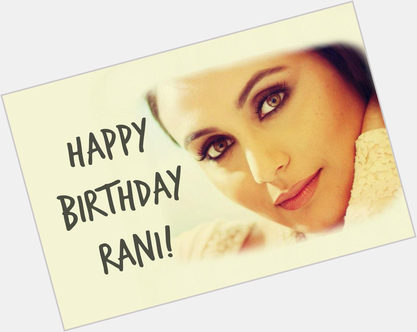Happy Birthday Rani Mukerji! 