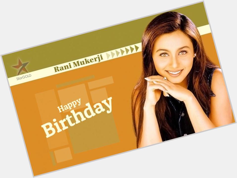 Here\s wishing the gorgeous Rani Mukerji a happy birthday! 
Which is your favourite Rani Mukerji movie? 